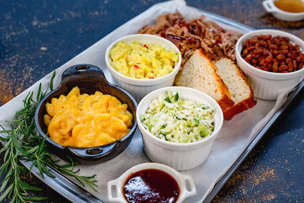 Family Plate with 2 Sides and Bread